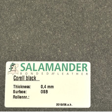 Кожкартон Salamander 0,8мм (33х150см, чёрн.)