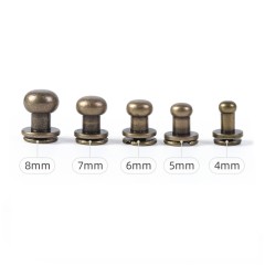 Colar button Wuta 4mm (Stainless)