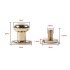 Colar button Wuta 6mm (Stainless)