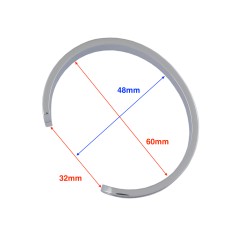 Bracelet blank 60x12mm (Chrome)