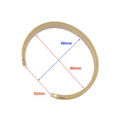 Bracelet blank 60x12mm (Gold)
