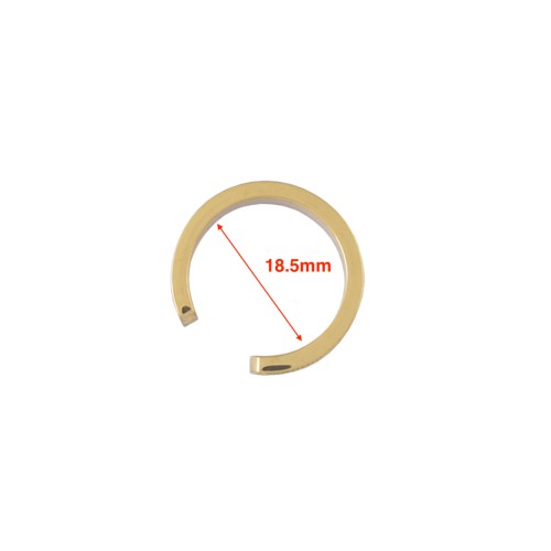 Ring blank 18.5x4.5mm (Gold)