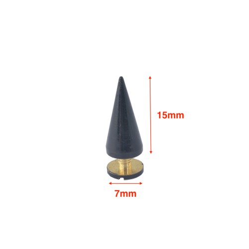Decoration screw Spike 7x15mm (Black)