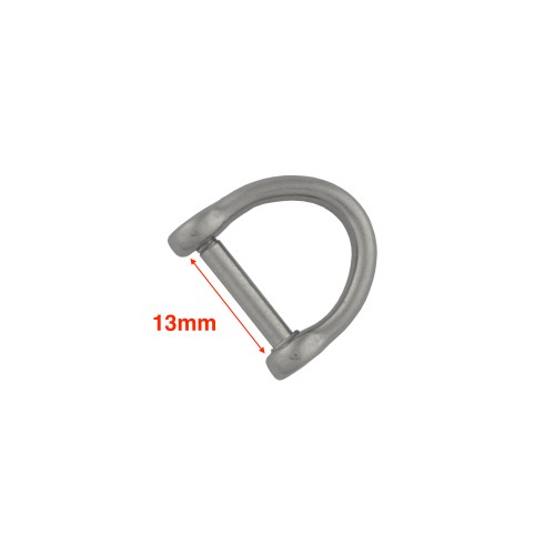 Shackle with screw pin Wuta-232 (13mm, Nickel)