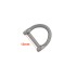Shackle with screw pin Wuta-232 (13mm, Nickel)