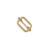 Double loop with slider BRC-003 26mm (Brass)