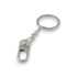 Flat key ring with snap hook (Chrome)