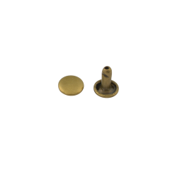 Double cap rivet Wuta 8mm (Antique, Brass)