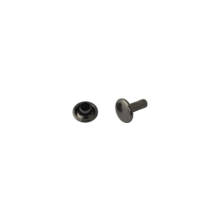Double cap rivet Wuta 8mm (Black Nickel, Brass)