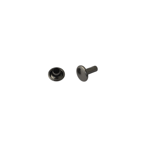 Double cap rivet Wuta 8mm (Black Nickel, Brass)