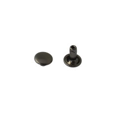 Double cap rivet Wuta 8mm (Black Nickel, Brass)