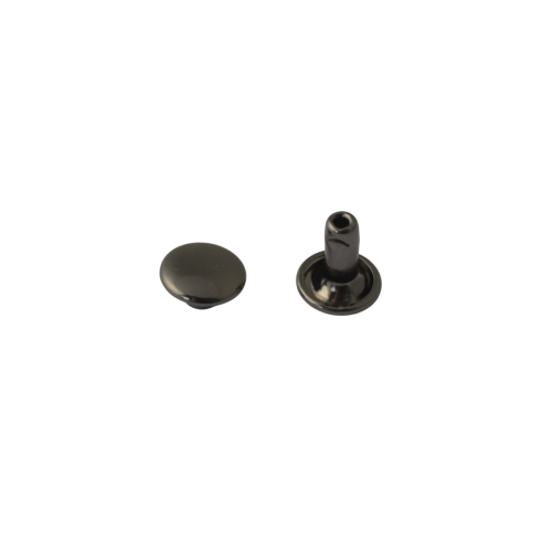Double cap rivet Wuta 8mm (Black Nickel, Brass)