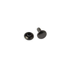 Double cap rivet Wuta 8mm (Black Nickel, Brass)