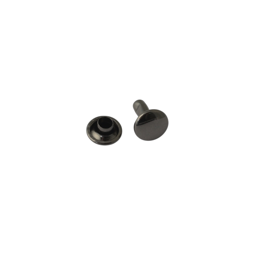 Double cap rivet Wuta 8mm (Black Nickel, Brass)