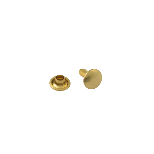 Double cap rivet Wuta 8mm (Brass, Brass)
