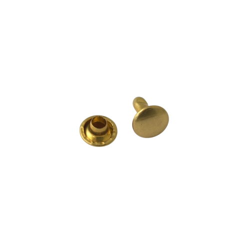 Double cap rivet Wuta 8mm (Brass, Brass)