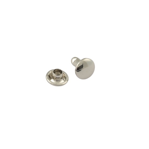Double cap rivet Wuta 8mm (Nickel, Brass)