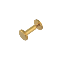 Chicago Screw Brass 12mm (flat)