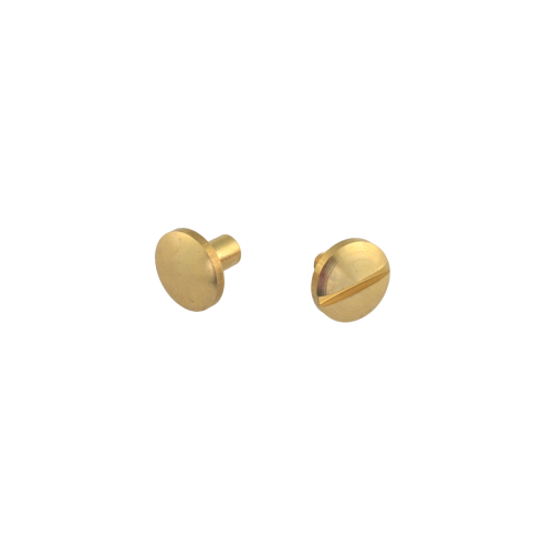 Chicago Screw Brass 10x10mm (Rounded)