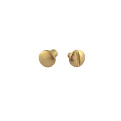 Chicago Screw Brass 6x8mm (Rounded)
