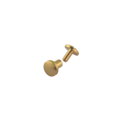 Chicago Screw Brass 6x8mm (Rounded)