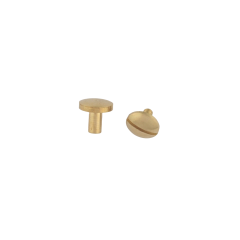 Chicago Screw Brass 7x10mm (rounded)