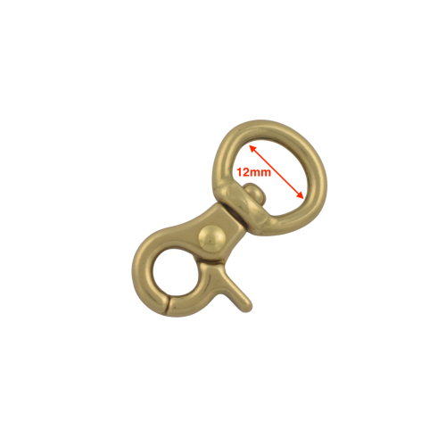 Snap Hook BR-R2 12mm (Brass)