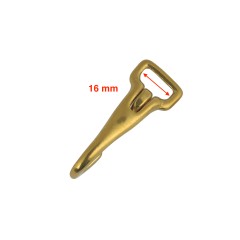 Halter Snap Hook BR-S3 16mm (Brass)