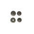 Snap button Wuta #54 10mm (Black Nickel, Stainless)