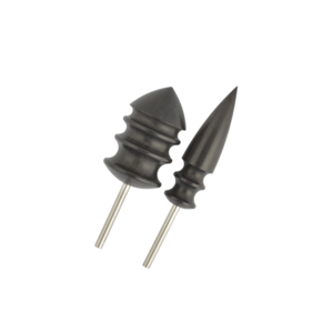 Набор сликеров на дремель из чёрного дерева