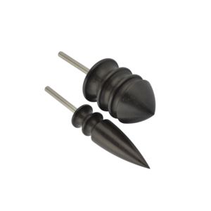 Набор сликеров на дремель из чёрного дерева