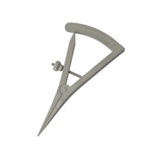 Разметочный циркуль со шкалой