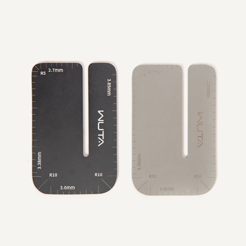 Wuta pricking irons ruler (Black)