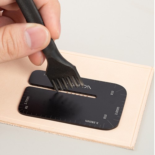 Wuta pricking irons ruler (Black)