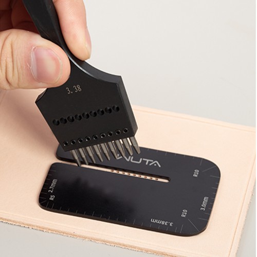 Wuta pricking irons ruler (Black)