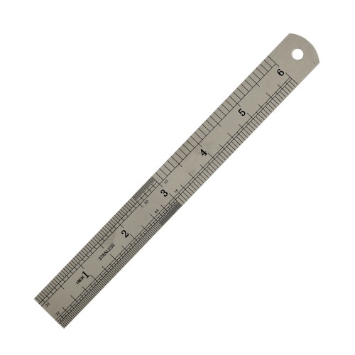 Metal ruler 15cm
