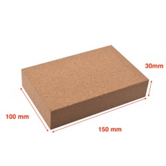 Cork block 15x10cm