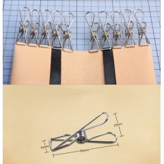 Clip for leather