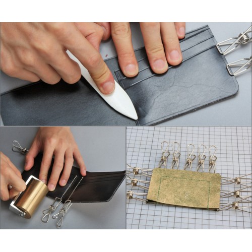 Clip for leather