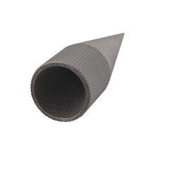 Diamond cone for straightening punches