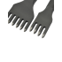 Diamond pricking irons BLACK+ 4mm