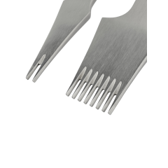 French pricking iron Wuta 2.7mm (2+8, Obverse)