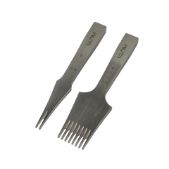 French pricking iron Wuta 3.0mm (2+8, Obverse)