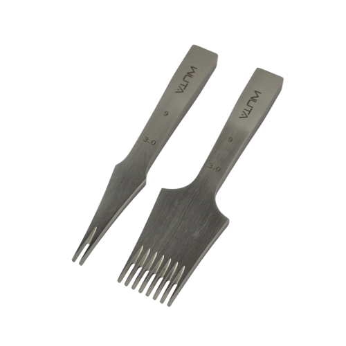 French pricking iron Wuta 3.0mm (2+8, Obverse)