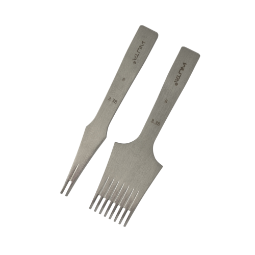 French pricking iron Wuta 3.38mm (2+8, Obverse)