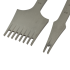 French pricking iron Wuta 4.5mm (2+8, Obverse)