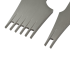 French pricking iron Wuta 5.4mm (2+6, Obverse)