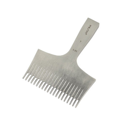 French pricking iron Wuta 3.85mm (20 teeth, Obverse)