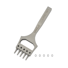 Oval punch LC 3x2mm (5 prongs)
