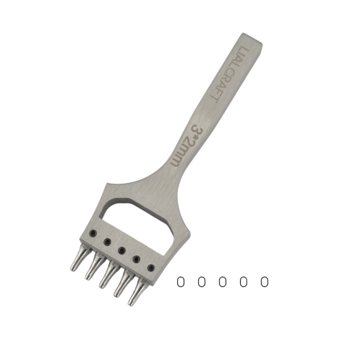 Oval punch LC 3x2mm (5 prongs)